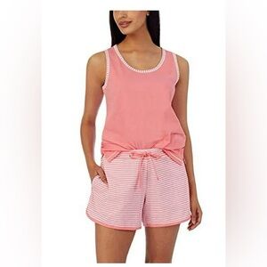 Carole Hochman Women's Peach Coloured Short Pajama Set